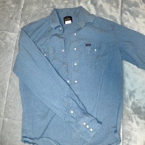 Wrangler Chambray Long Sleeve Workshirt